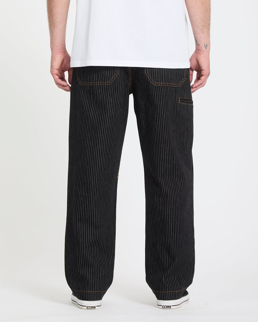 Work Dialed Trousers - Black Stripe