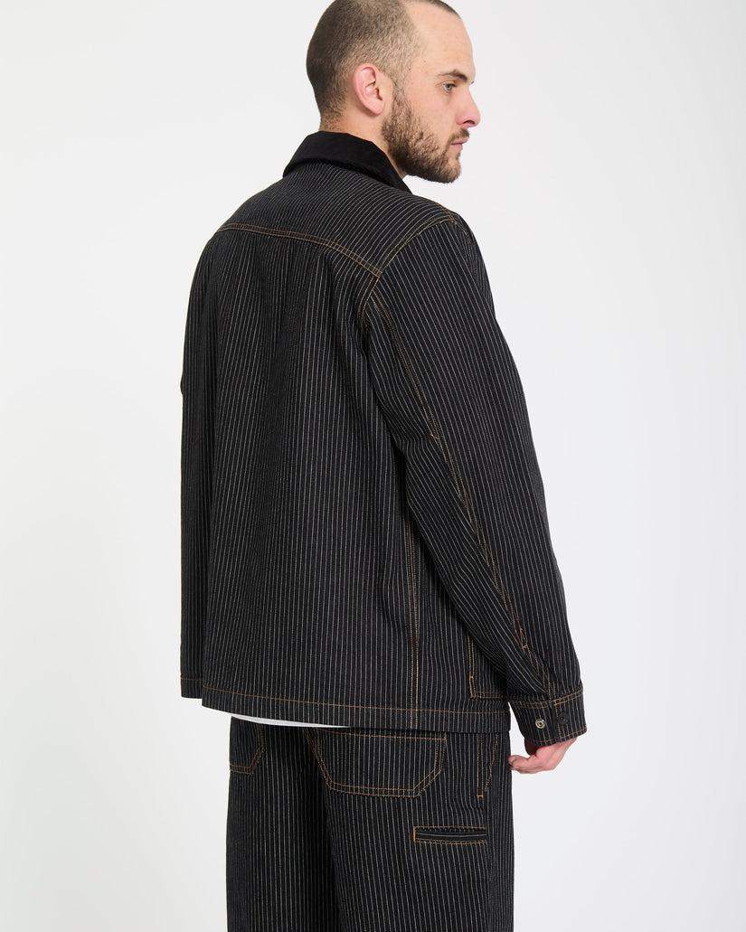 Work Dialed Trousers - Black Stripe