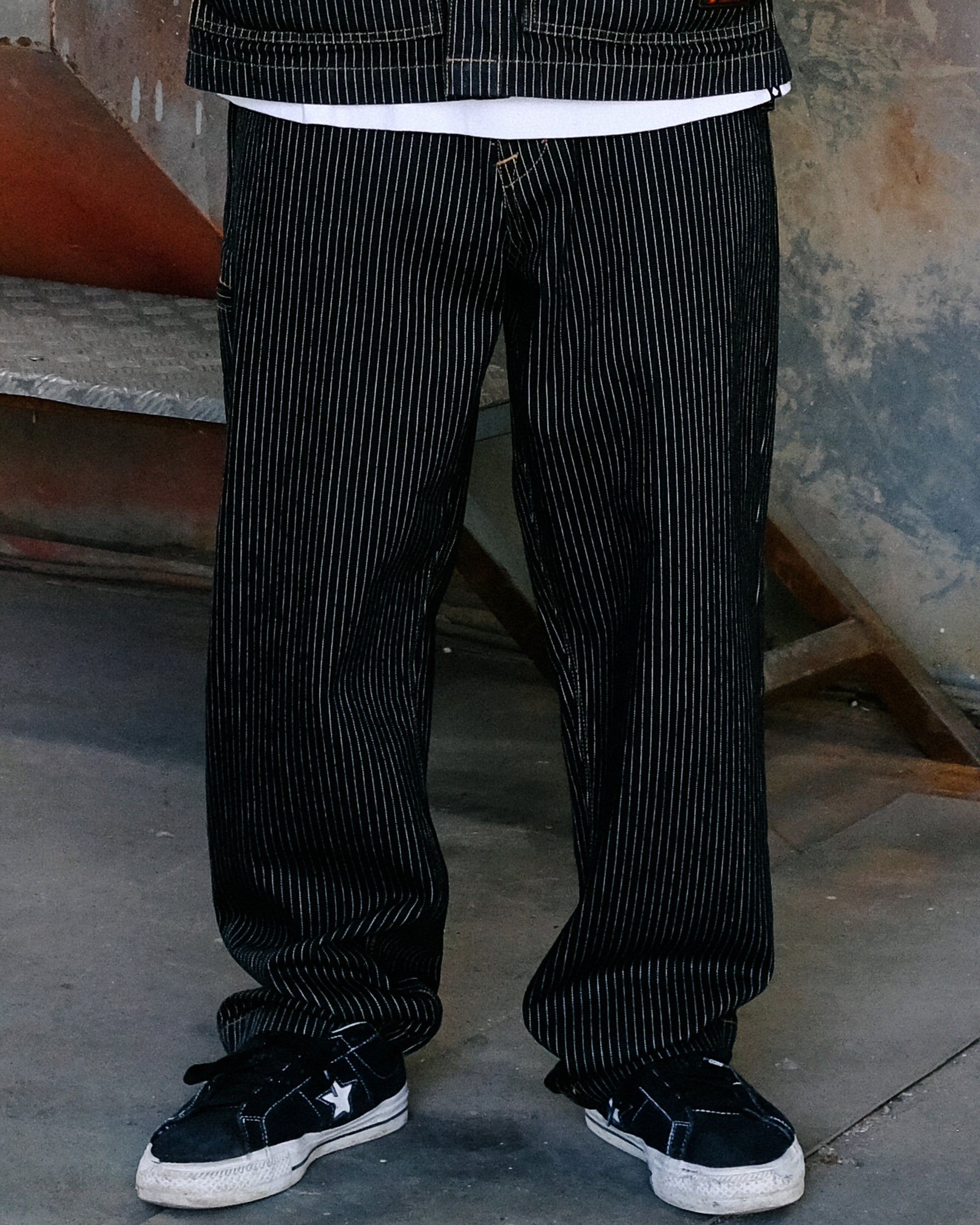 Work Dialed Trousers - Black Stripe - Men - Volcom EU – Volcom Europe