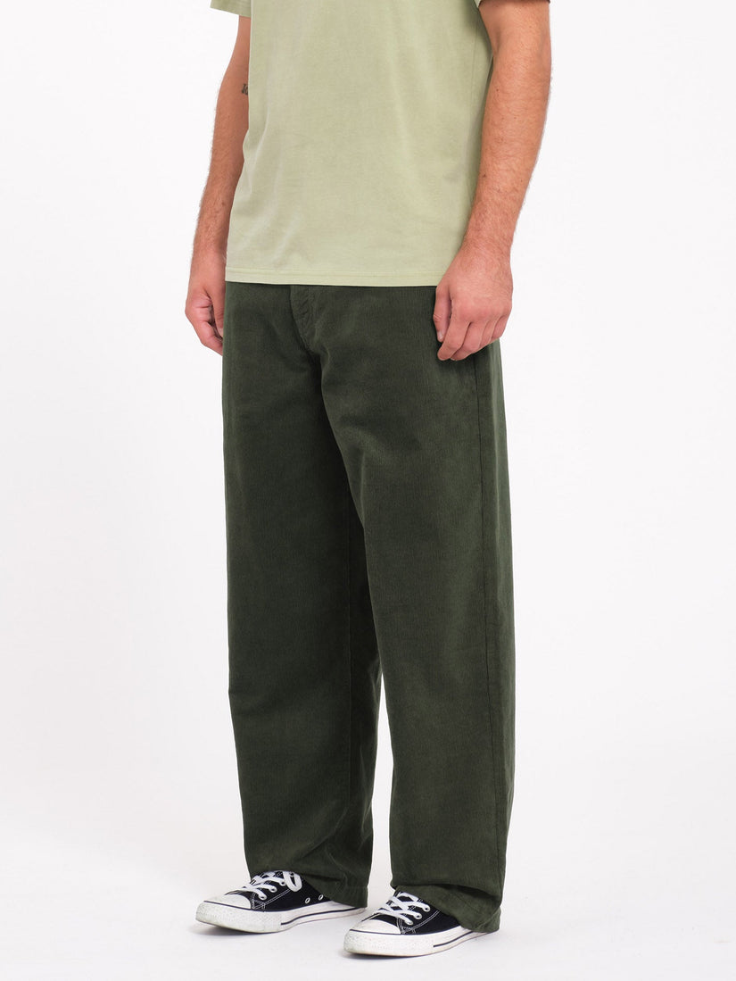 Frickin Loose Tapered Corduroy Trousers Squadron Green Men Volcom UK