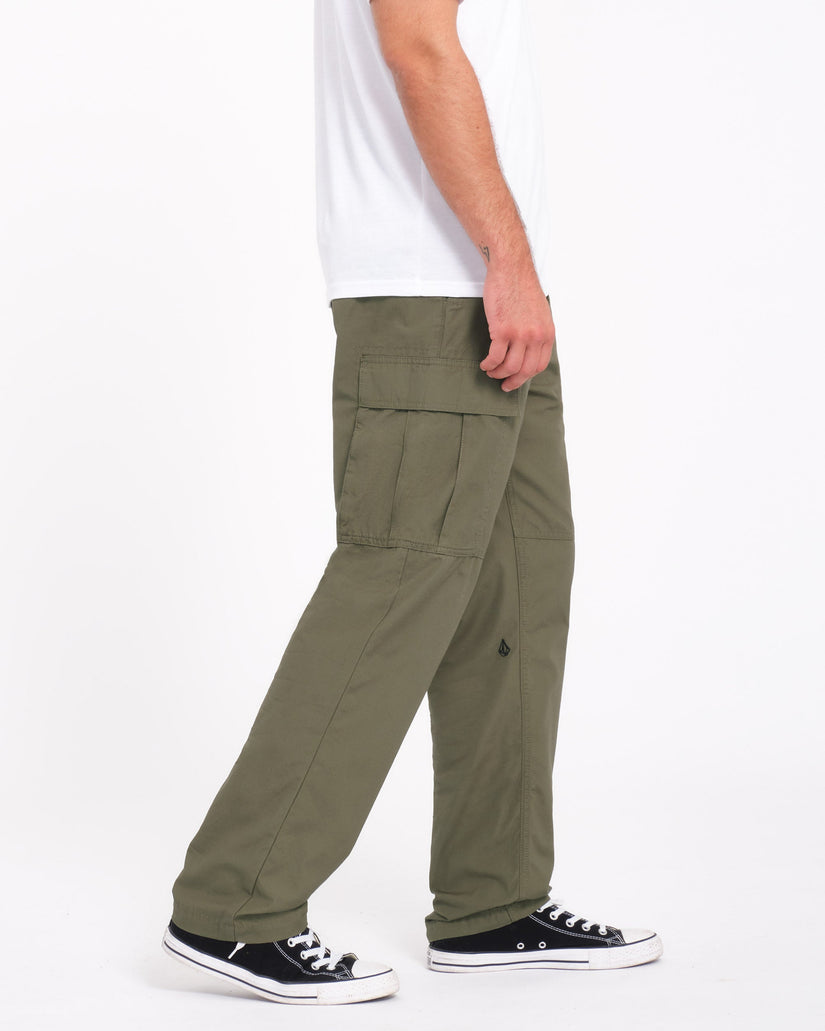 Strange Tripper Tapered Cargo Trousers - WINTERMOSS