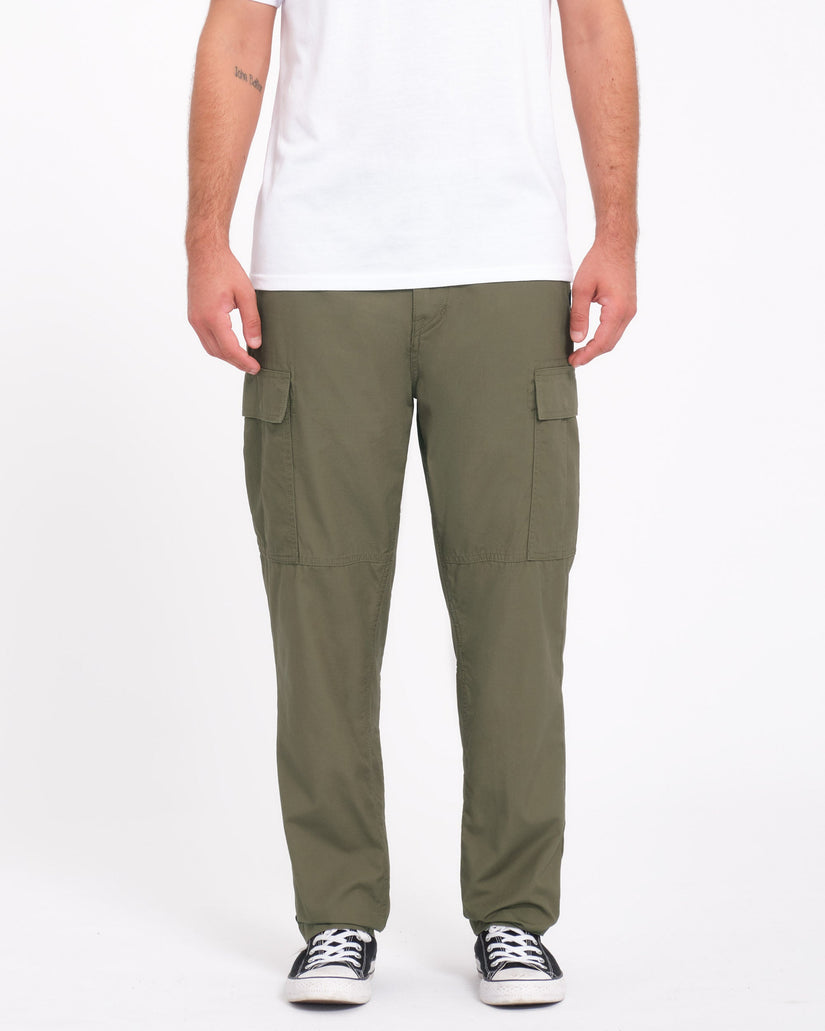 Strange Tripper Tapered Cargo Trousers - WINTERMOSS