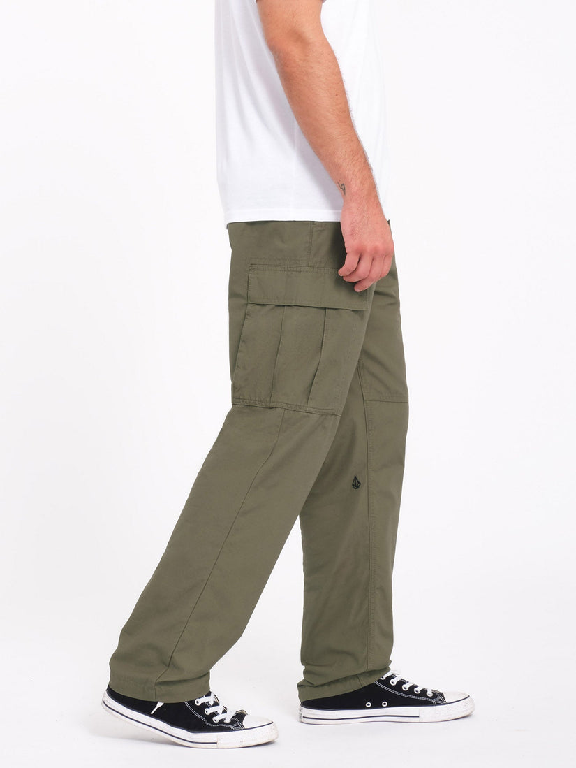 Strange Tripper Tapered Cargo Trousers - Wintermoss