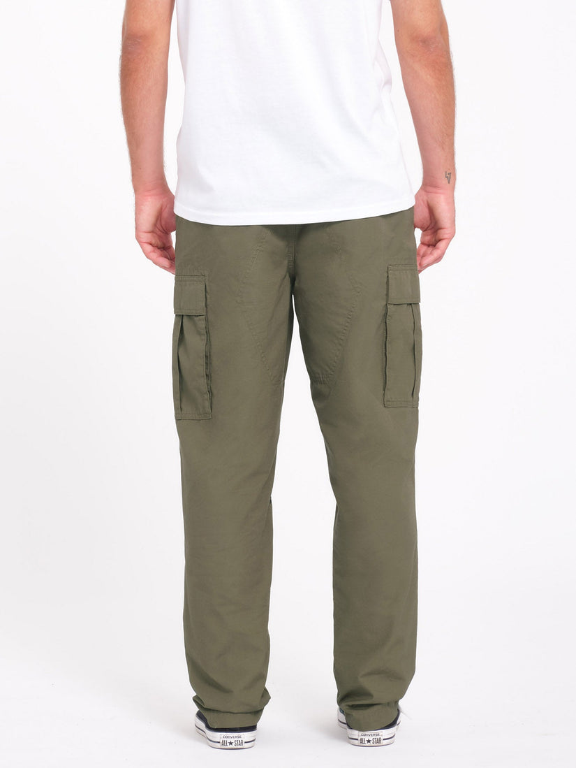 Strange Tripper Tapered Cargo Trousers - Wintermoss