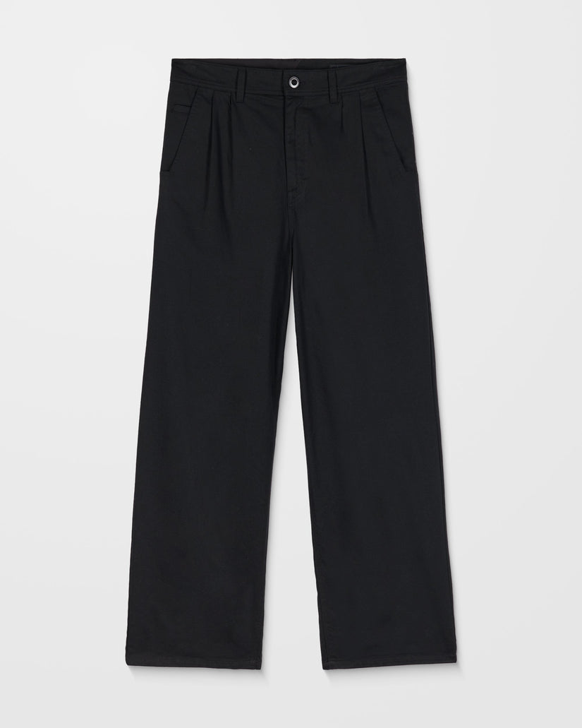Baggos Pleat Trousers - Black