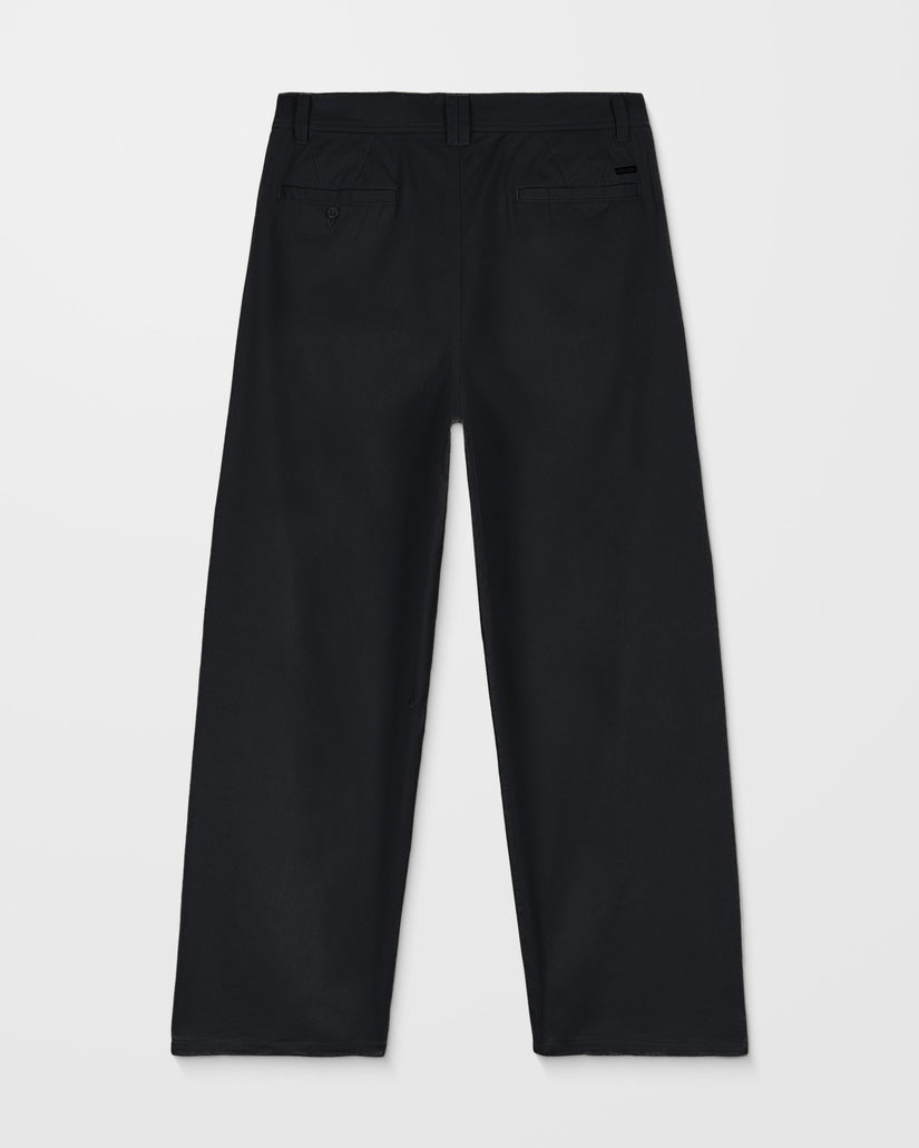 Baggos Pleat Trousers - Black