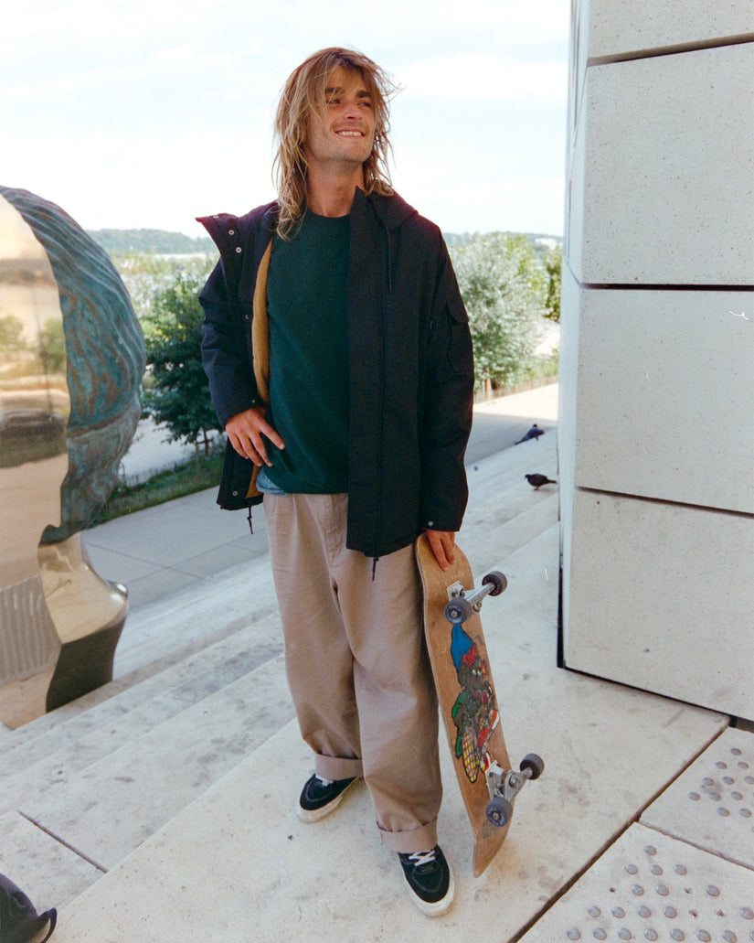 Baggos Pleat Trousers - Khaki