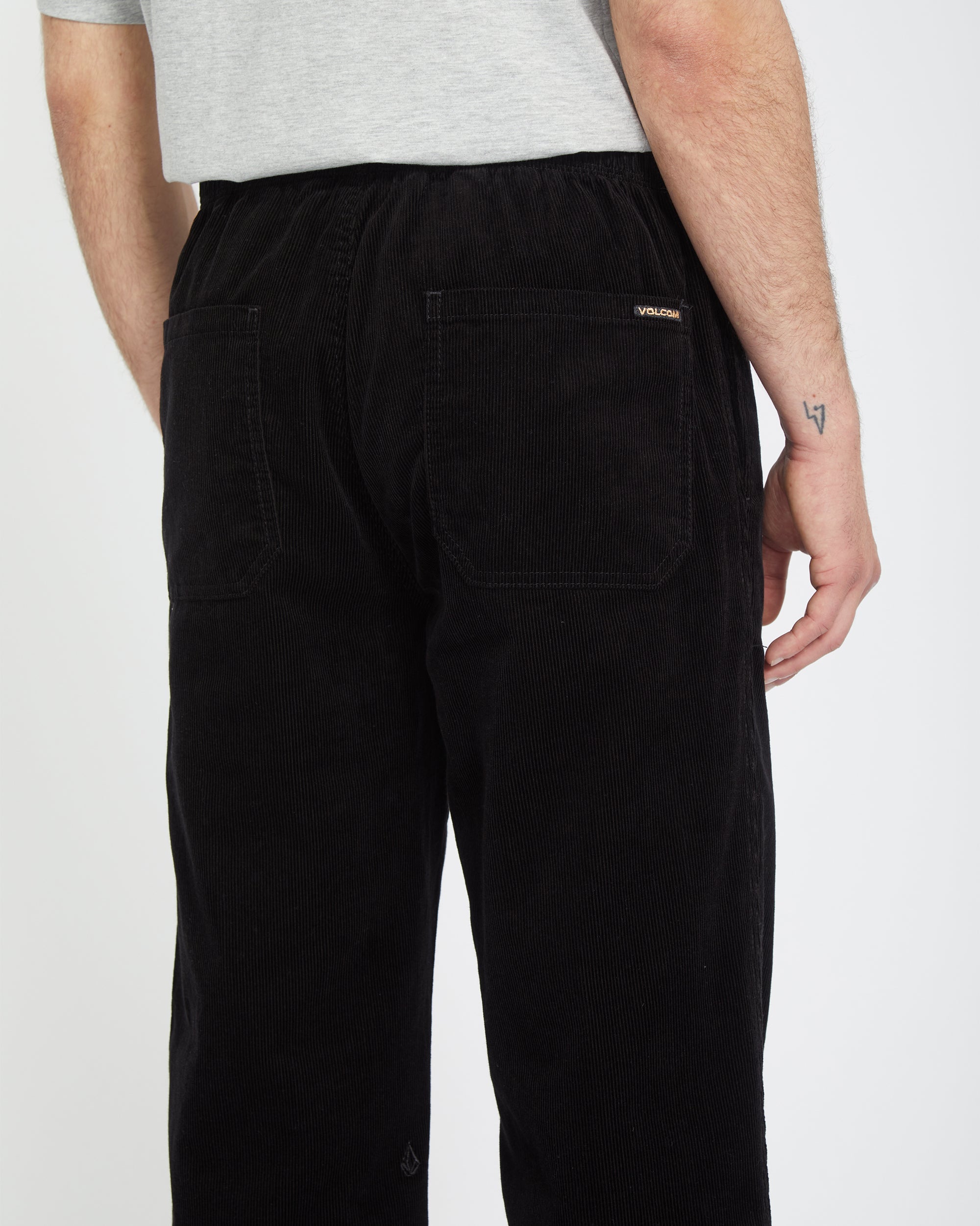 Psychstone Elasticated Waist Trousers - Black - Men - Volcom UK Psychstone Elasticated Waist Trousers - Black - Men - Volcom UK