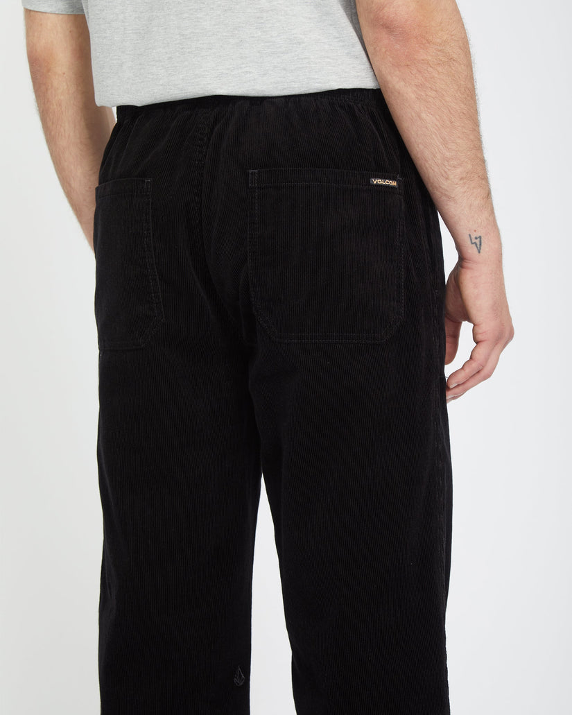 Psychstone Elasticated Waist Trousers - Black
