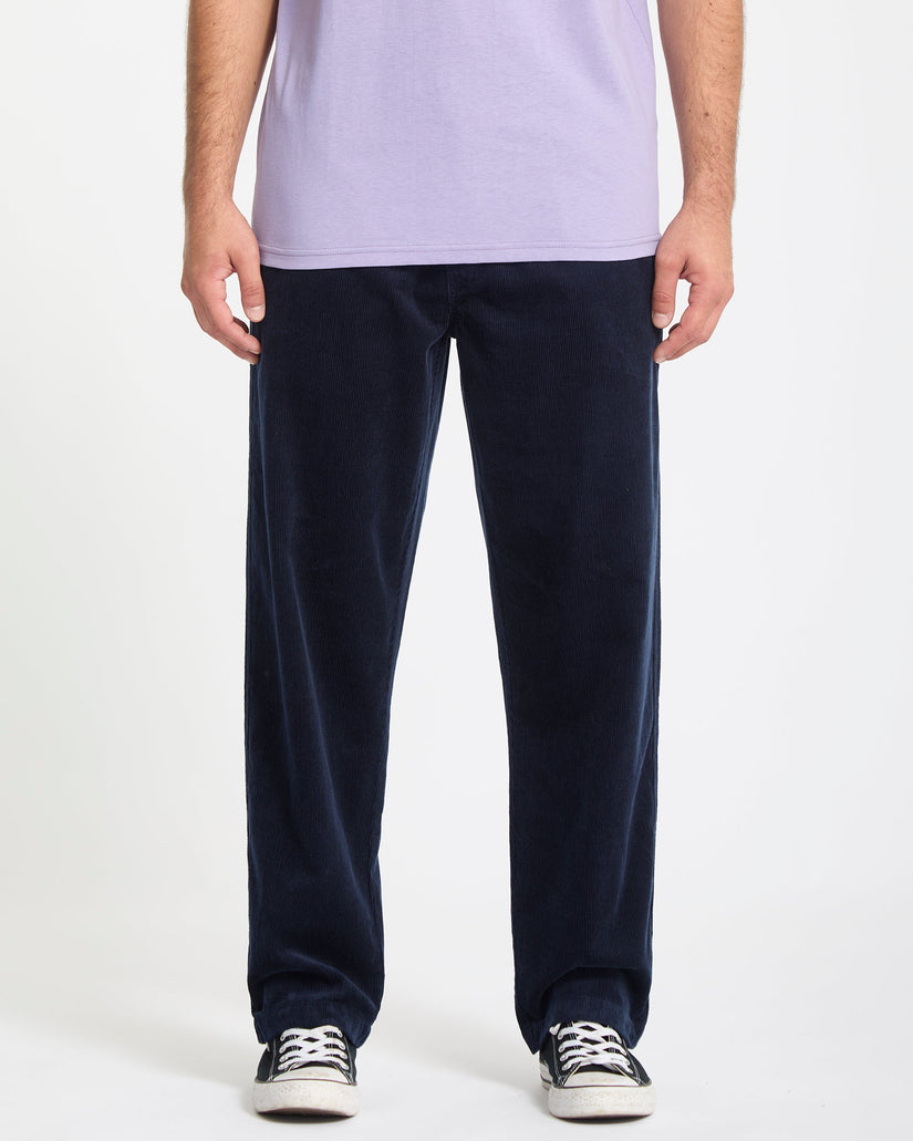 Psychstone Elasticated Waist Trousers - Navy