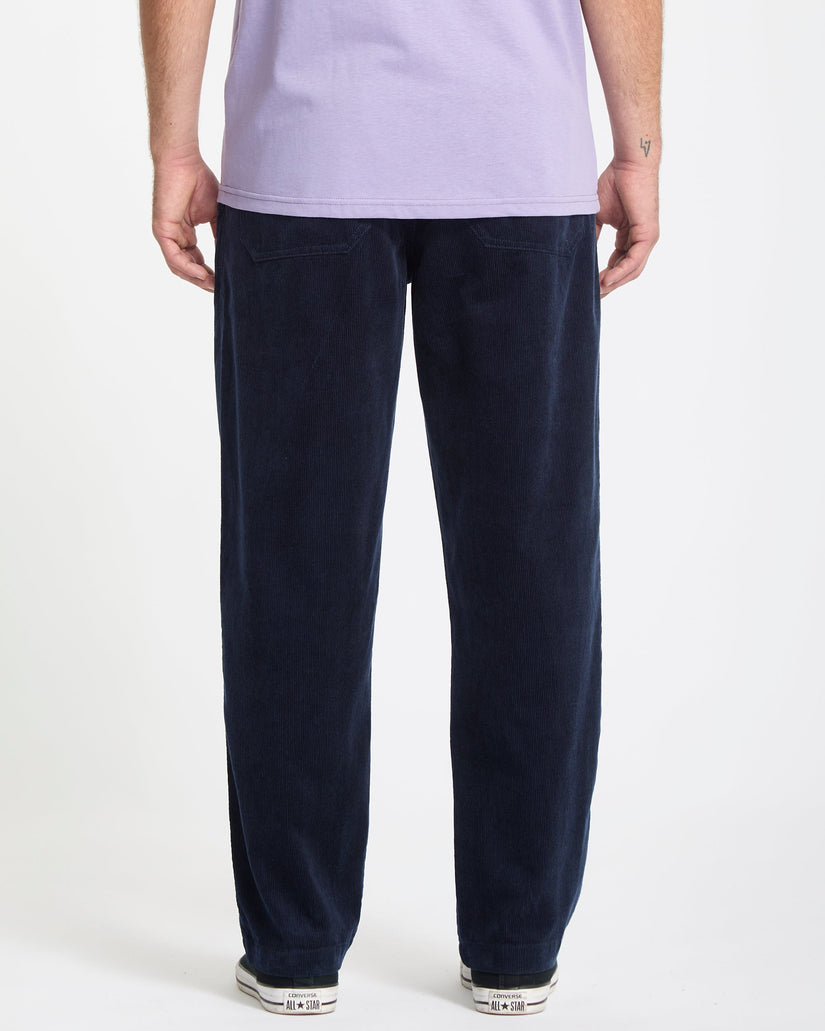 Psychstone Elasticated Waist Trousers - Navy
