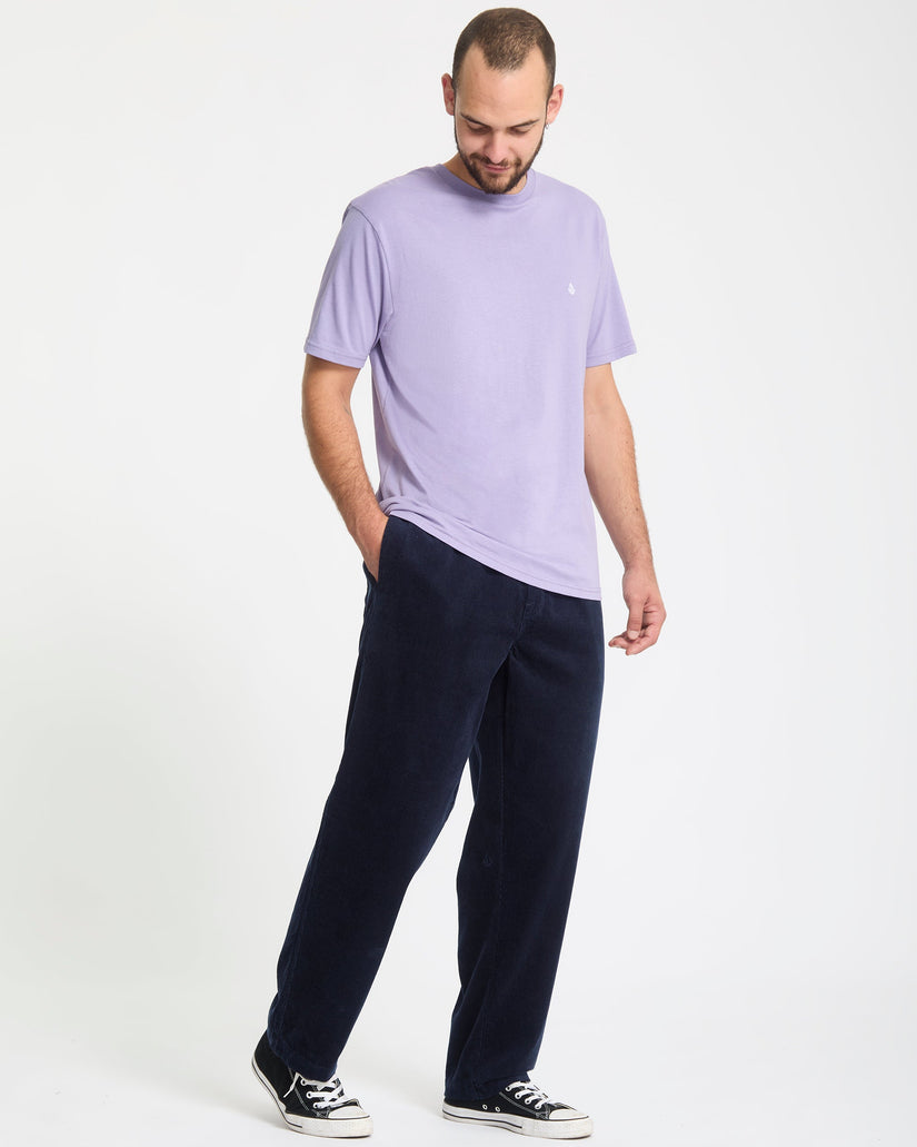 Psychstone Elasticated Waist Trousers - Navy