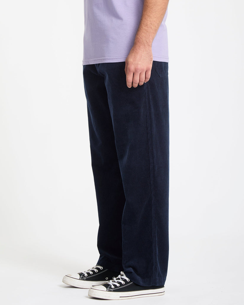 Psychstone Elasticated Waist Trousers - Navy