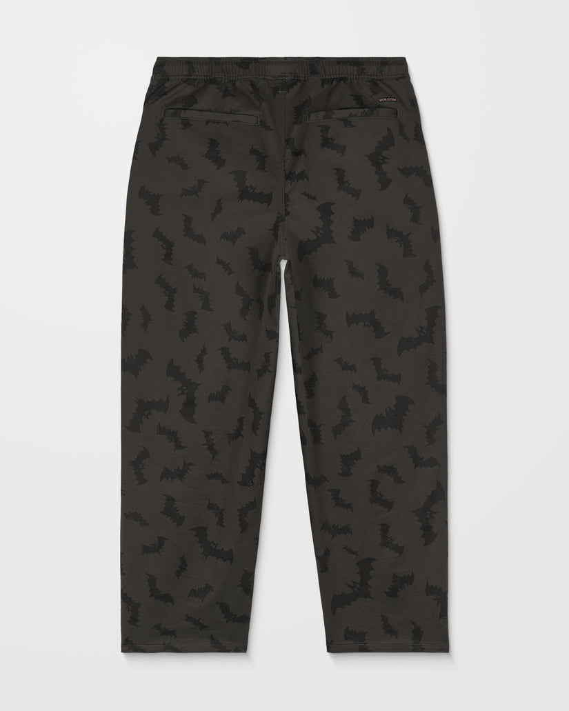 J.J. Villard Elasticated Waist Trousers - Rinsed Black