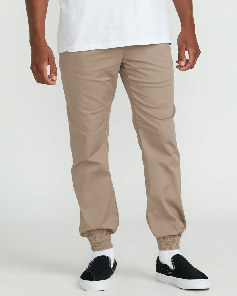 Frickin Slim Jogger Trousers - Khaki