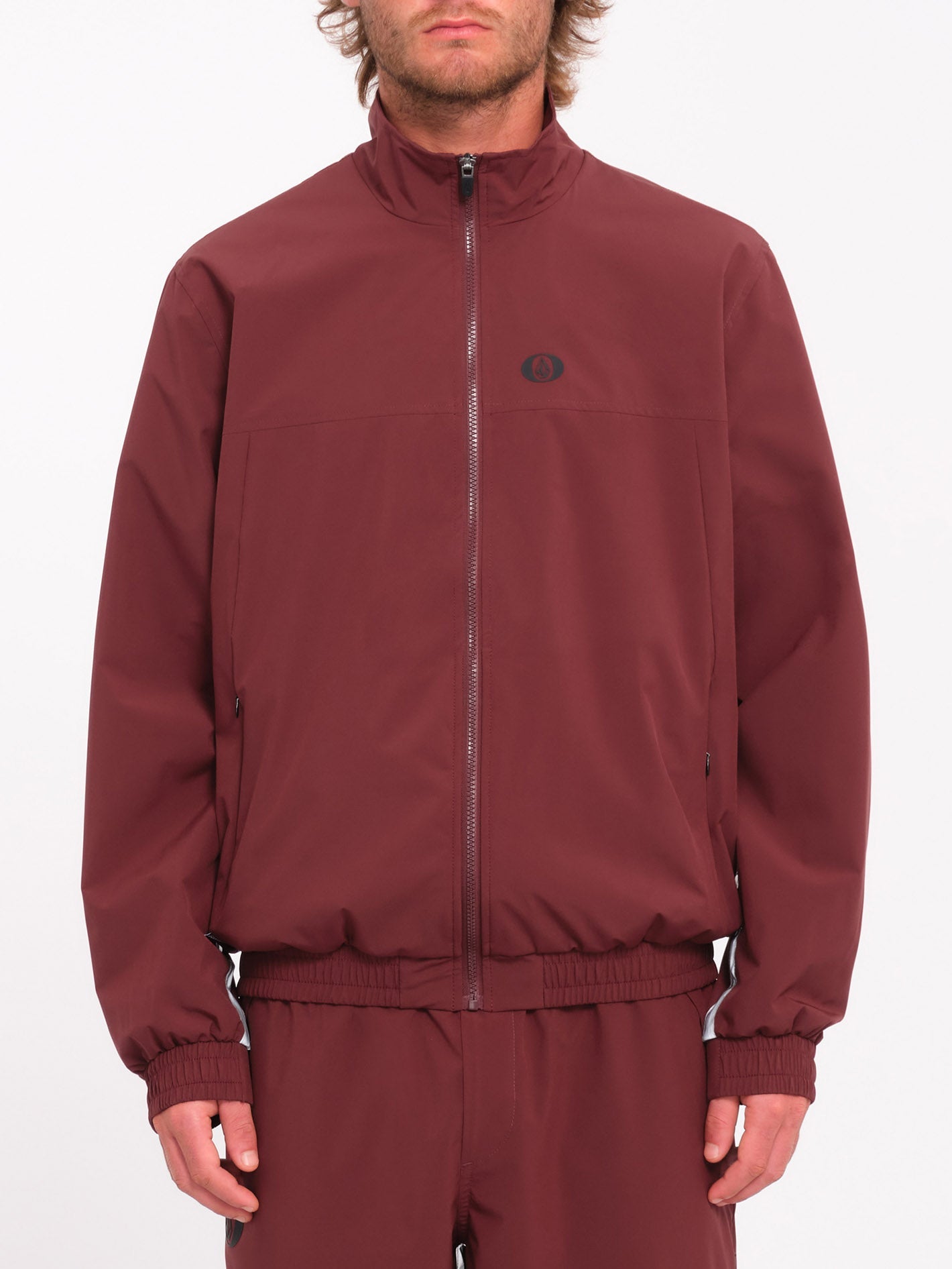Skate Vitals Remy S Track Jacket - Merlot - Men - Volcom UK