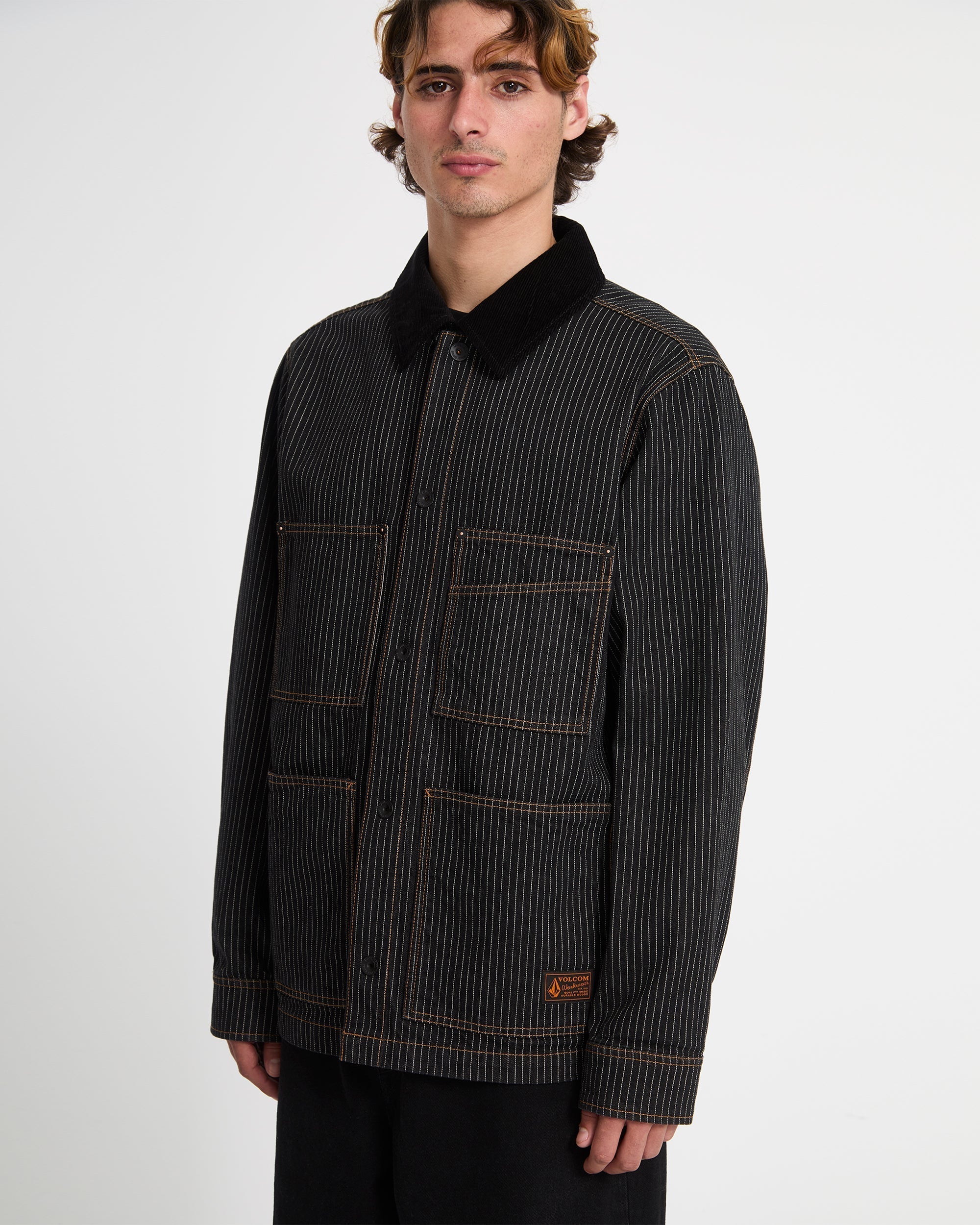 Work Dialed Jacket - Black Stripe - Men - Volcom EU – Volcom