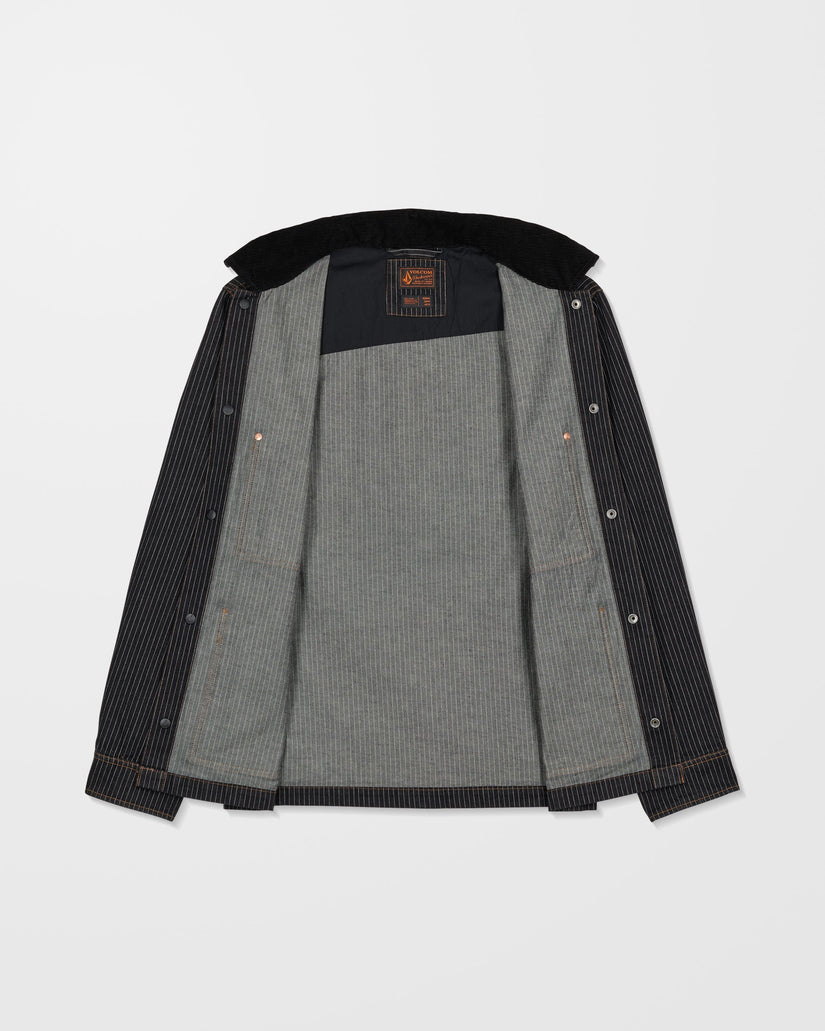 Work Dialed Jacket - Black Stripe