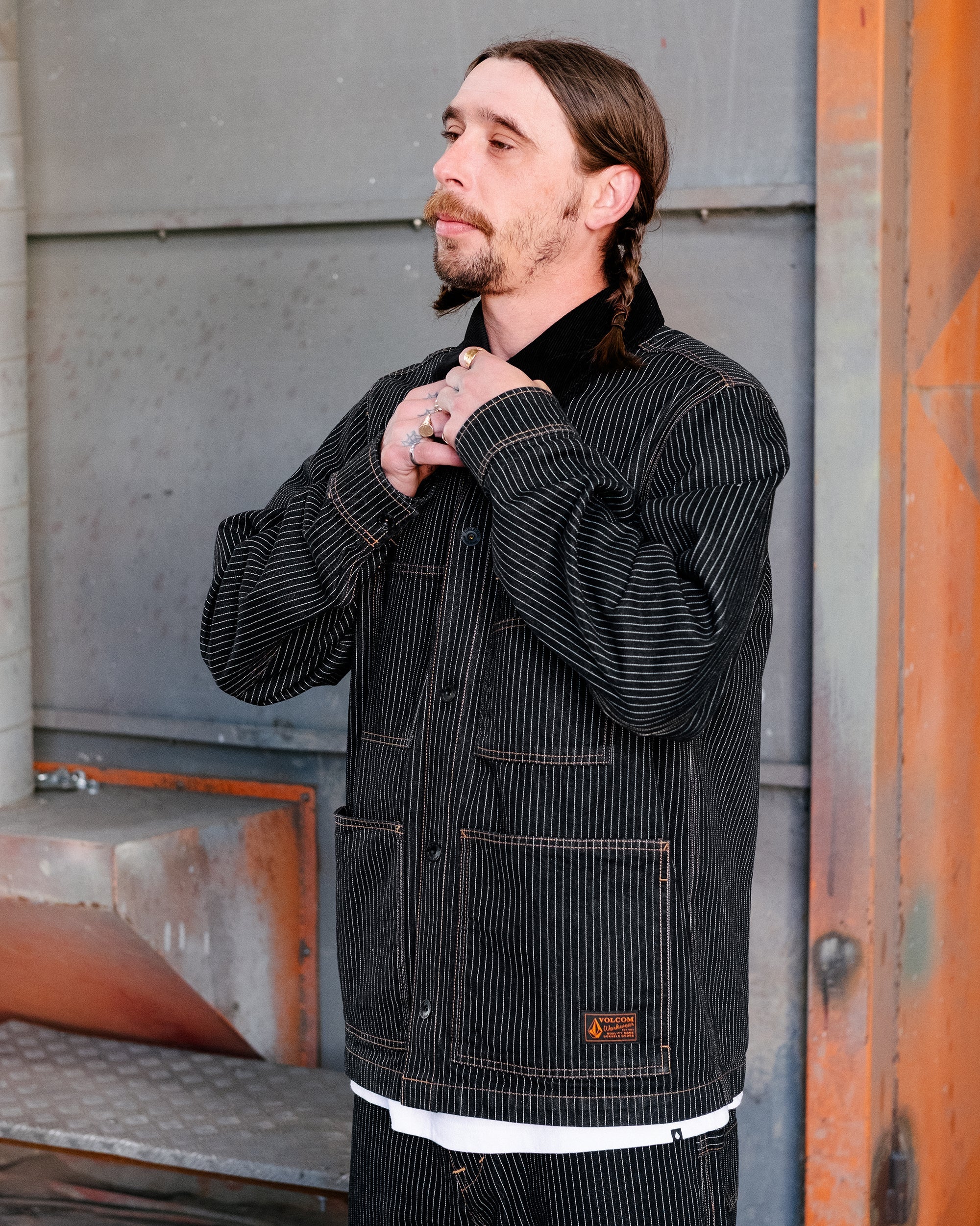 Work Dialed Jacket - Black Stripe - Men - Volcom EU – Volcom