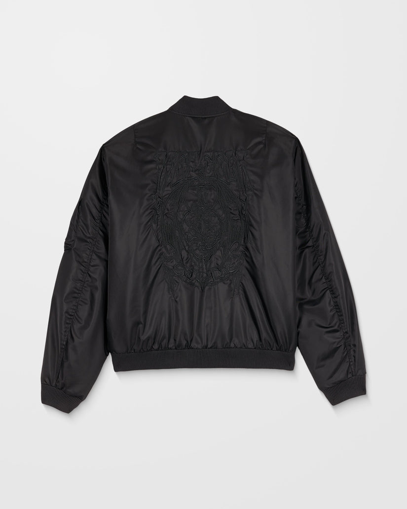 Skullarstone Bomber Jacket - Black