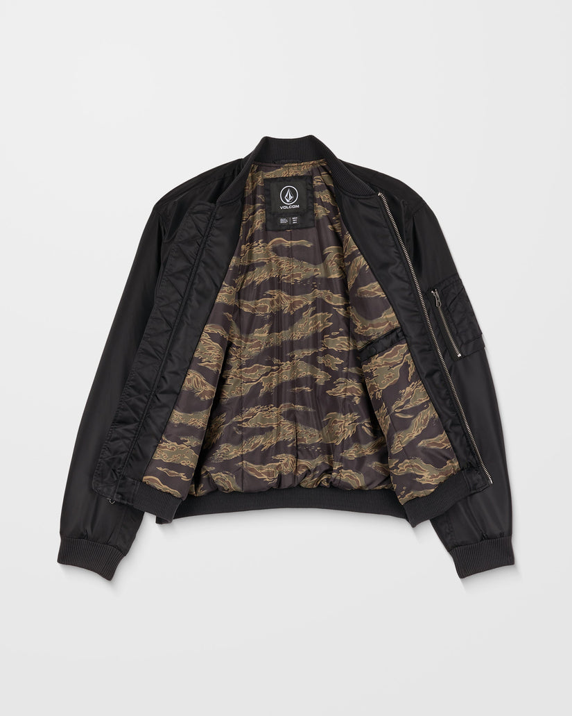 Skullarstone Bomber Jacket - Black