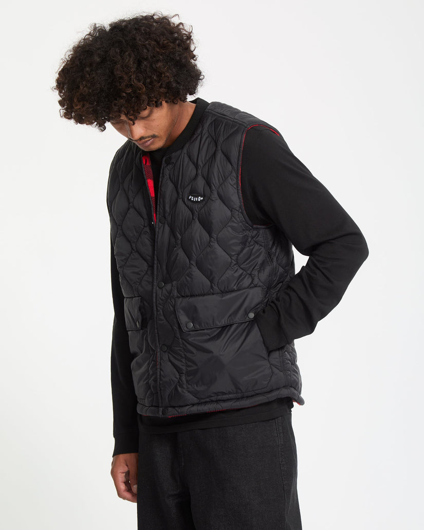 Bowered Reversible Vest - Lifeguard Red