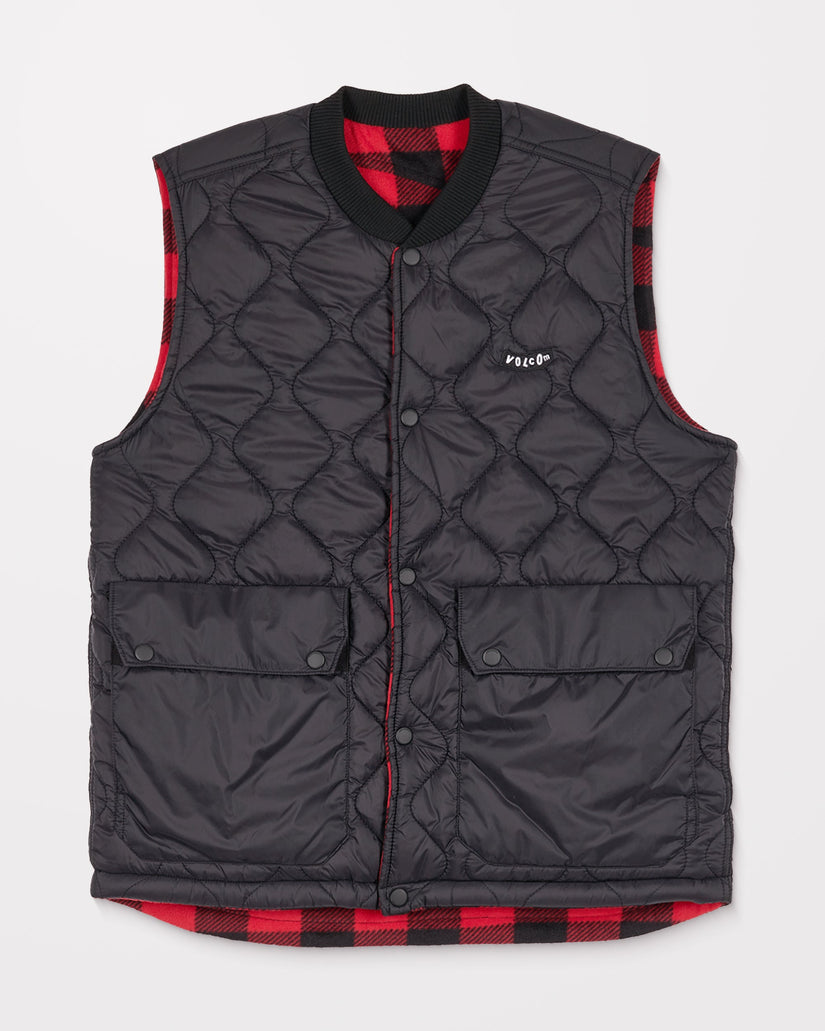 Bowered Reversible Vest - Lifeguard Red