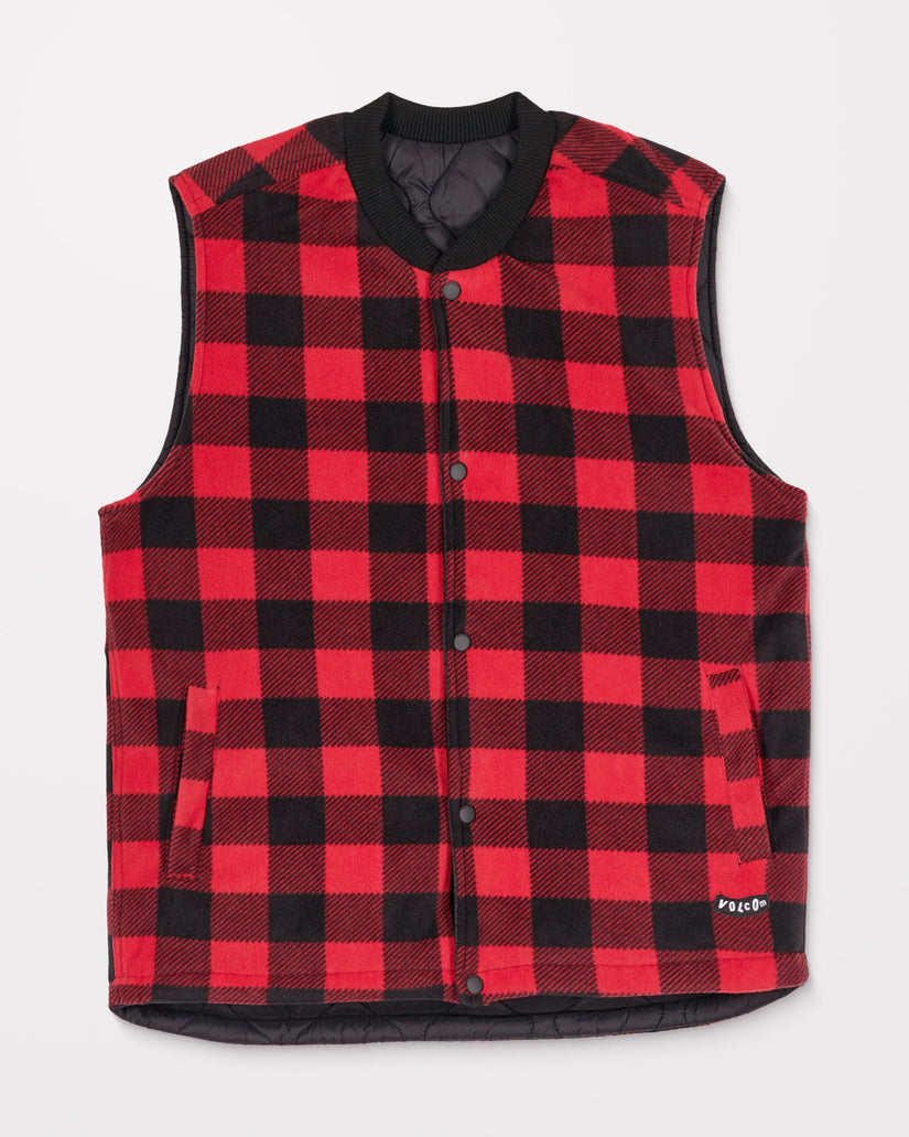Bowered Reversible Vest - Lifeguard Red