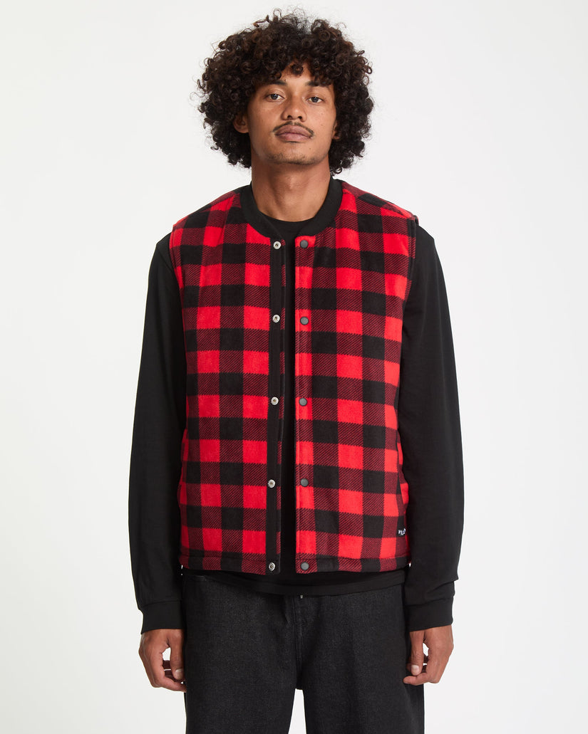 Bowered Reversible Vest - Lifeguard Red