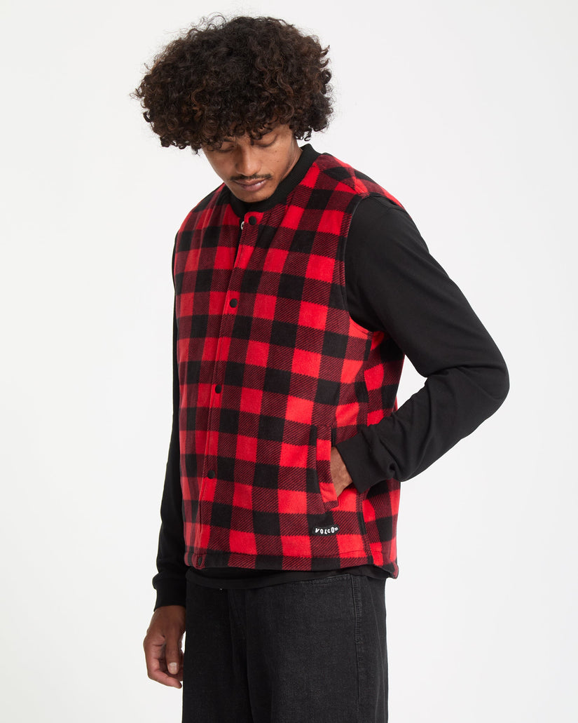 Bowered Reversible Vest - Lifeguard Red