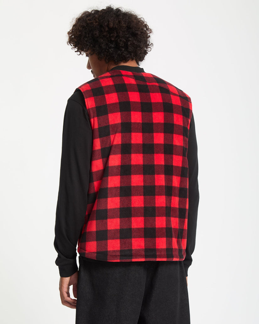 Bowered Reversible Vest - Lifeguard Red