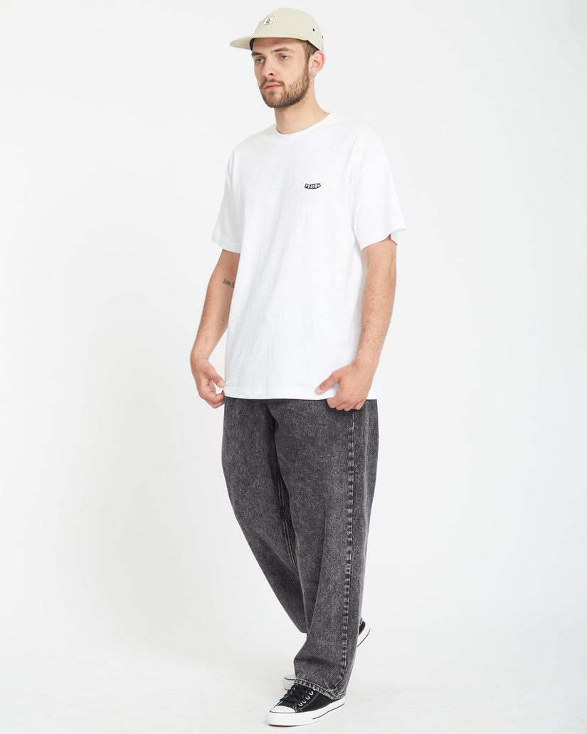 Freazy Loose Jeans - LIGHT ACID BLACK