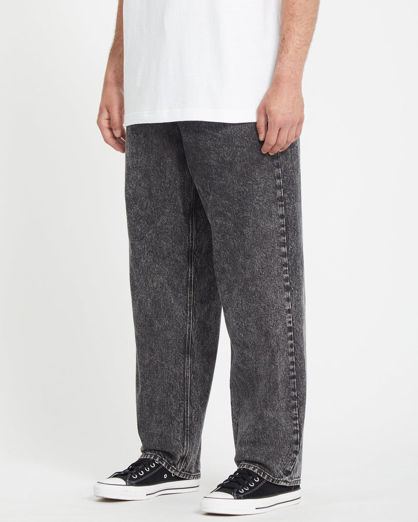 Freazy Loose Jeans - LIGHT ACID BLACK