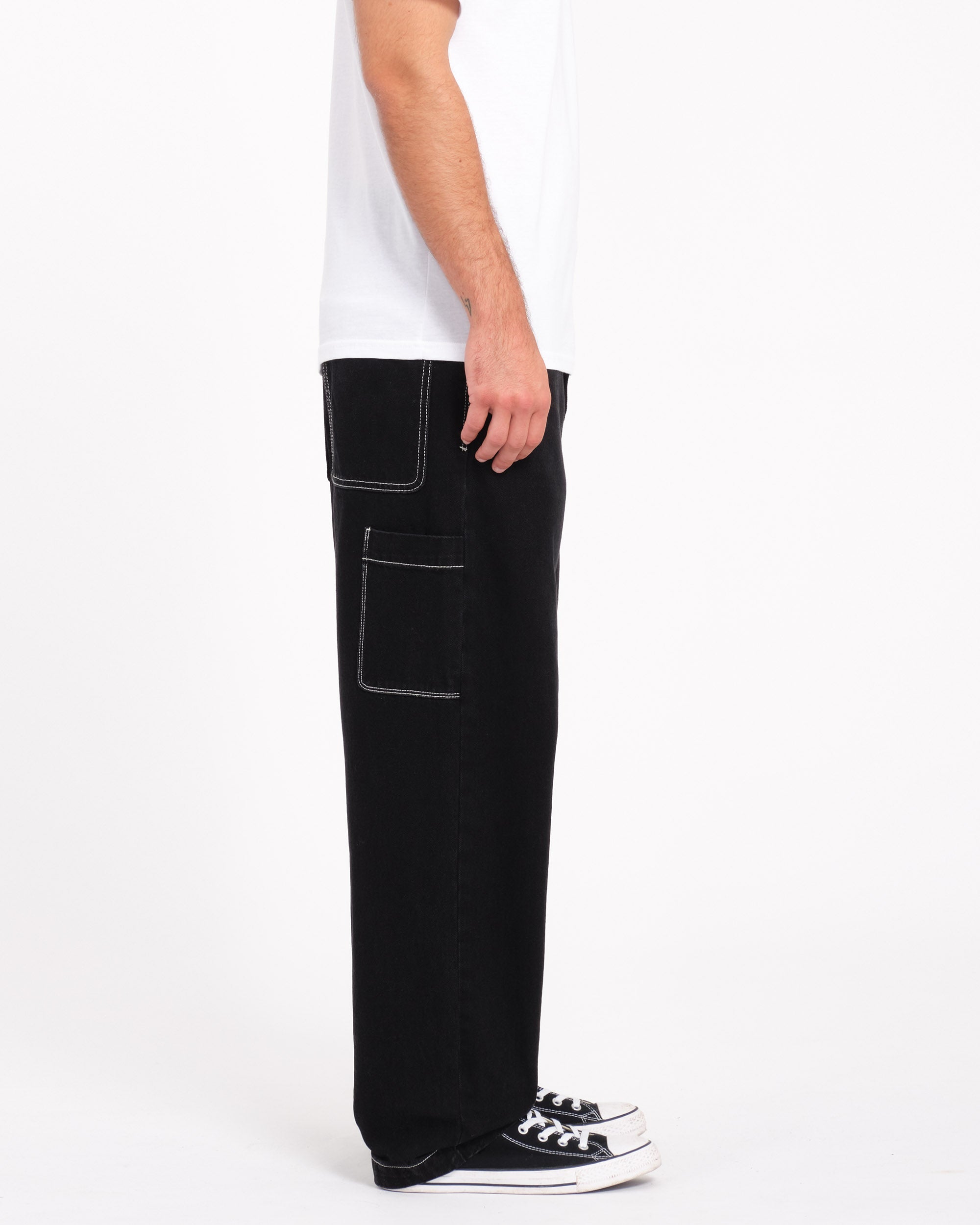 Kraftsman II Jeans - BLACK - Men - Volcom UK – Volcom United Kingdom