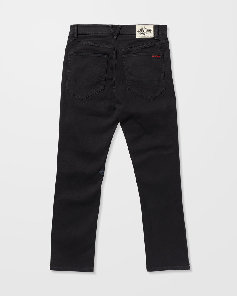 Volcom Ent Pennywise Jeans - Black On Black