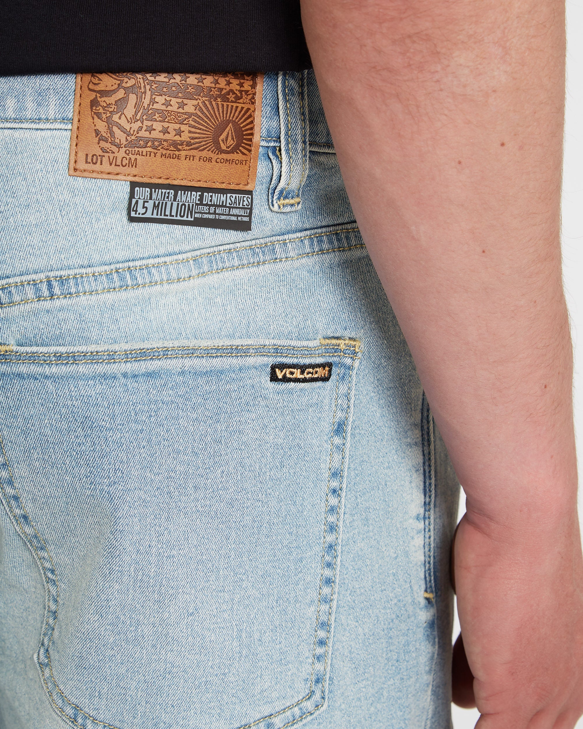 Solver Denim Short - WORKER INDIGO VINTAGE - Men - Volcom UK