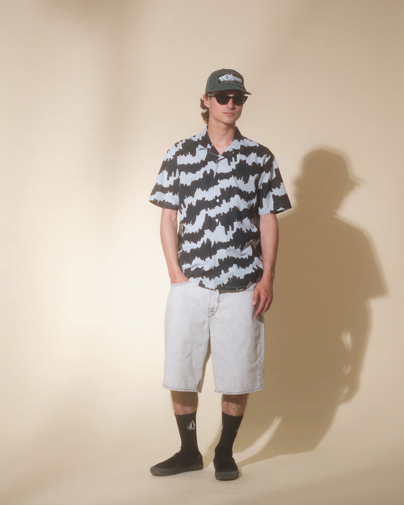 Billow Denim Short - BONE
