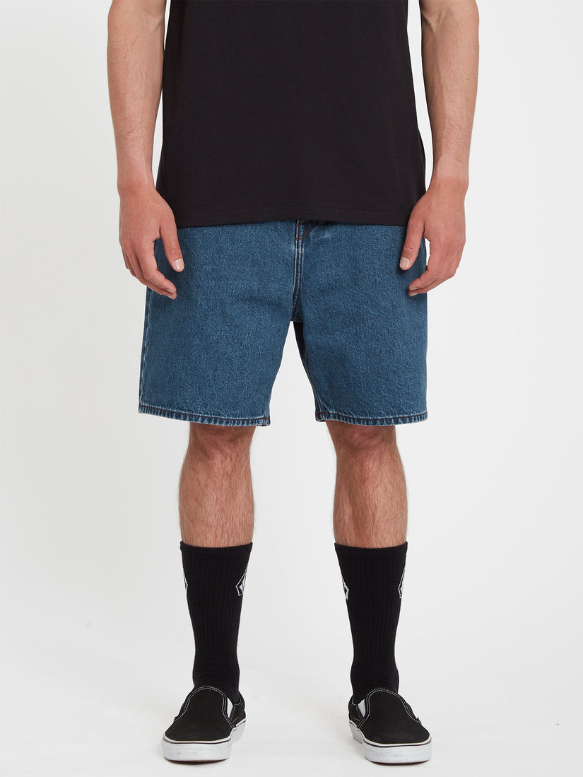 Billow Denim Short - INDIGO RIGIDE WASH