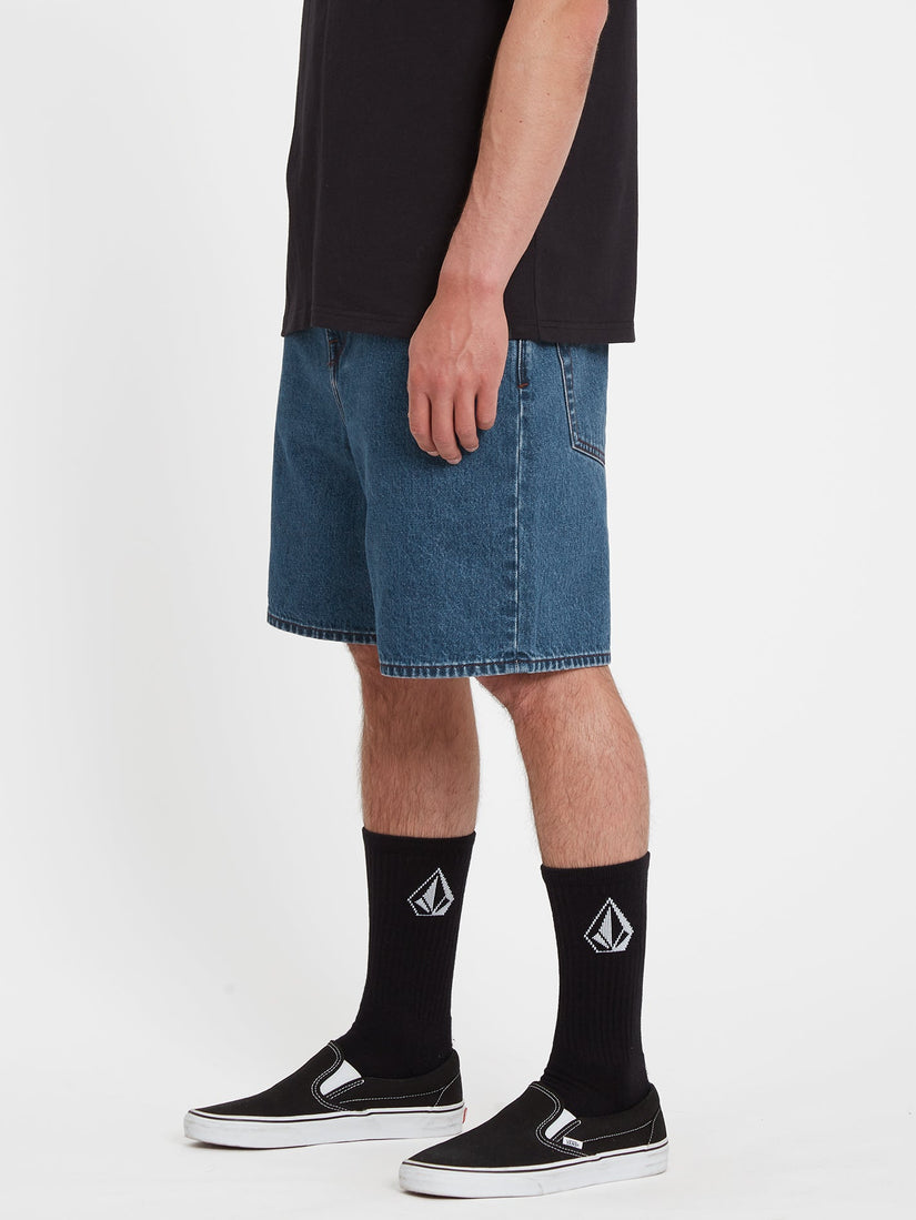 Billow Denim Short - INDIGO RIGIDE WASH
