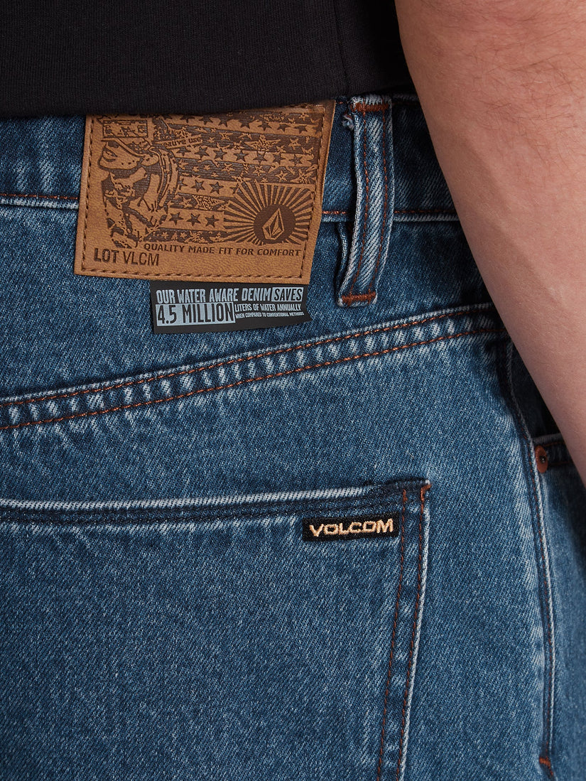 Billow Denim Short - INDIGO RIGIDE WASH