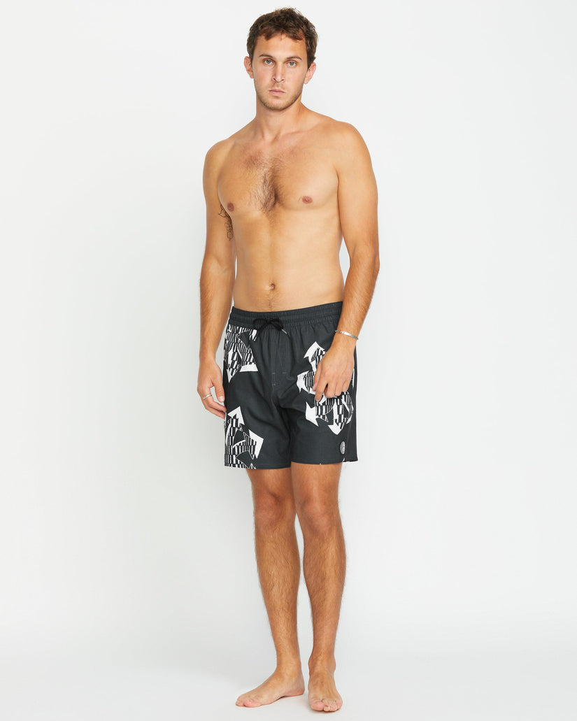 Unite Stoney Trunk 17" Boardshort - BLACK