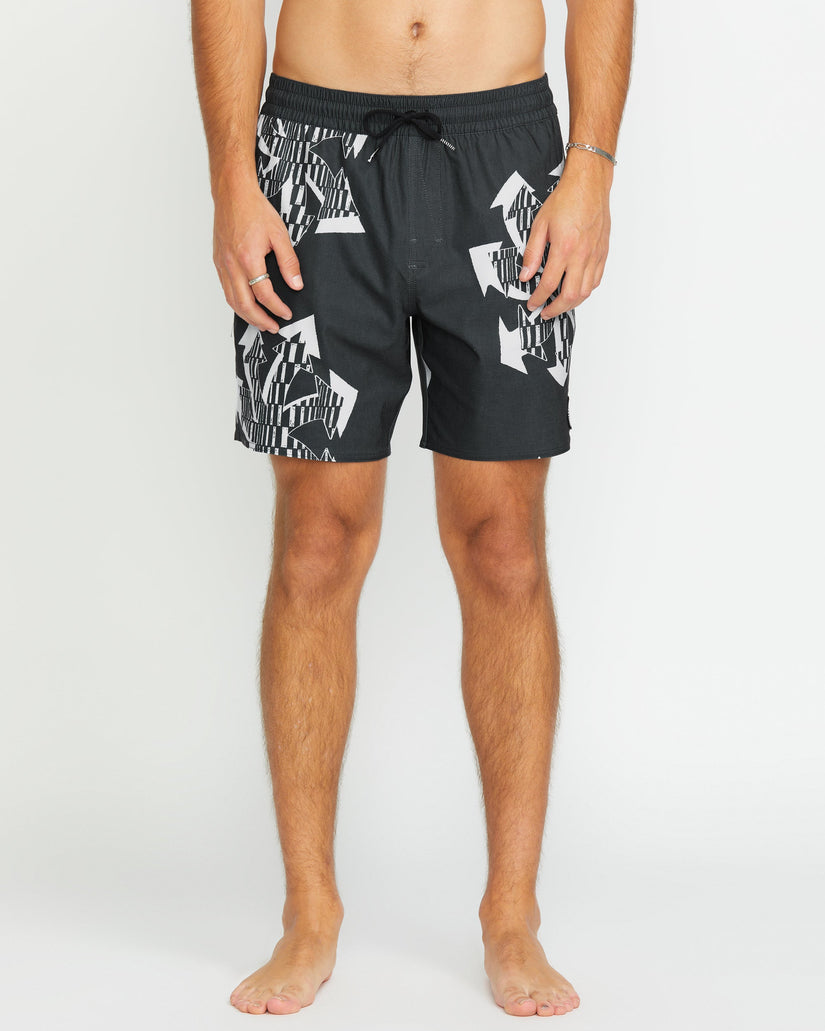 Unite Stoney Trunk 17" Boardshort - BLACK