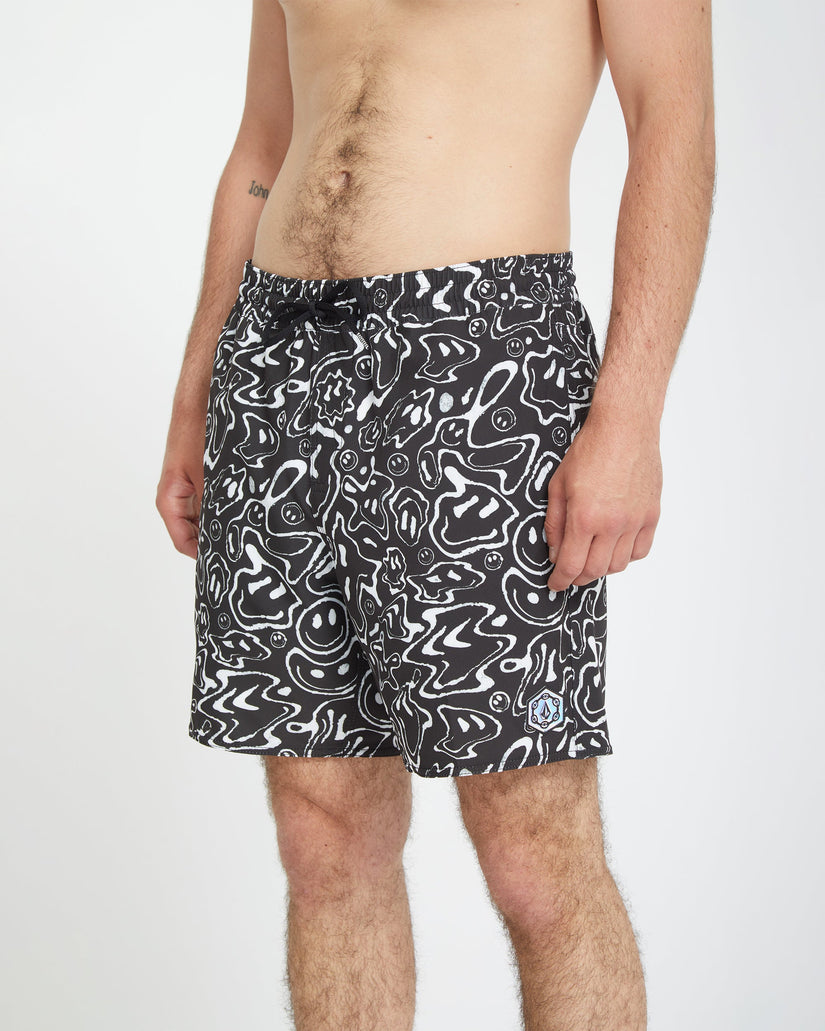 Filip Rygalski Smile Trunk 17" Boardshort - BLACK
