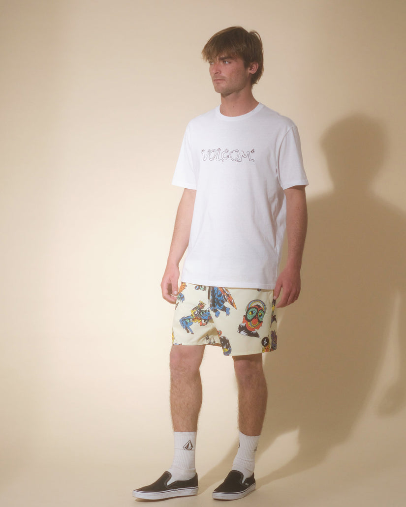 Bob Mollema Trunk 16" Boardshort - LIGHT BEIGE