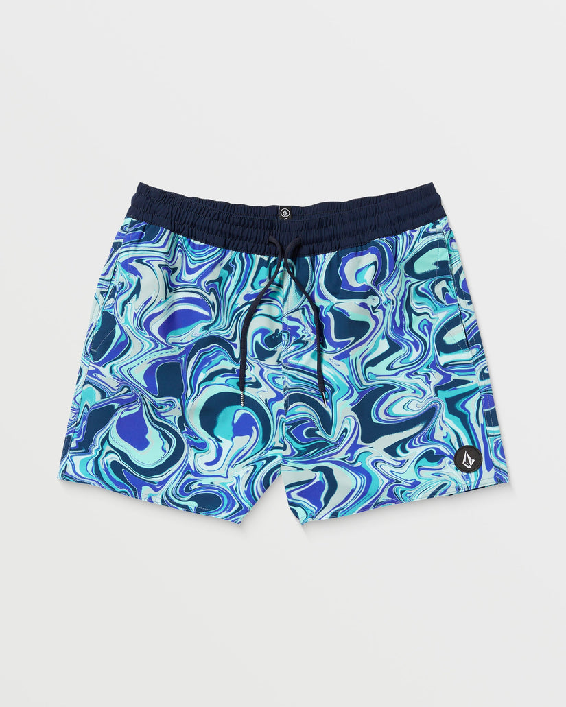 Lido Print Trunk 16" Boardshort - NAVY