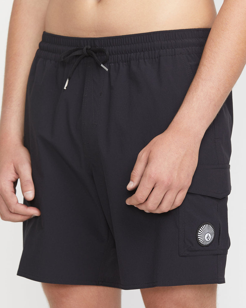 Truly Liberators 17" Boardshort - BLACK
