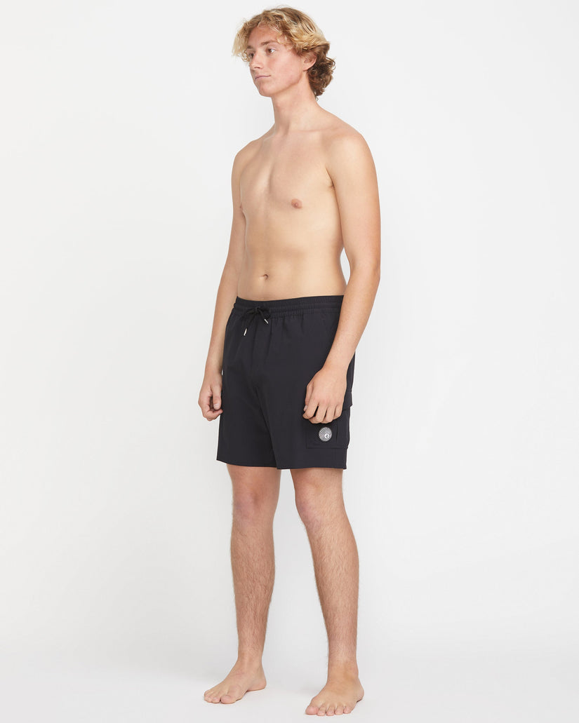 Truly Liberators 17" Boardshort - BLACK