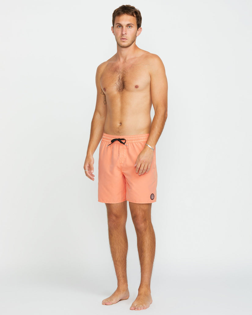 Center Trunk 17" Boardshort - PALE PEACH