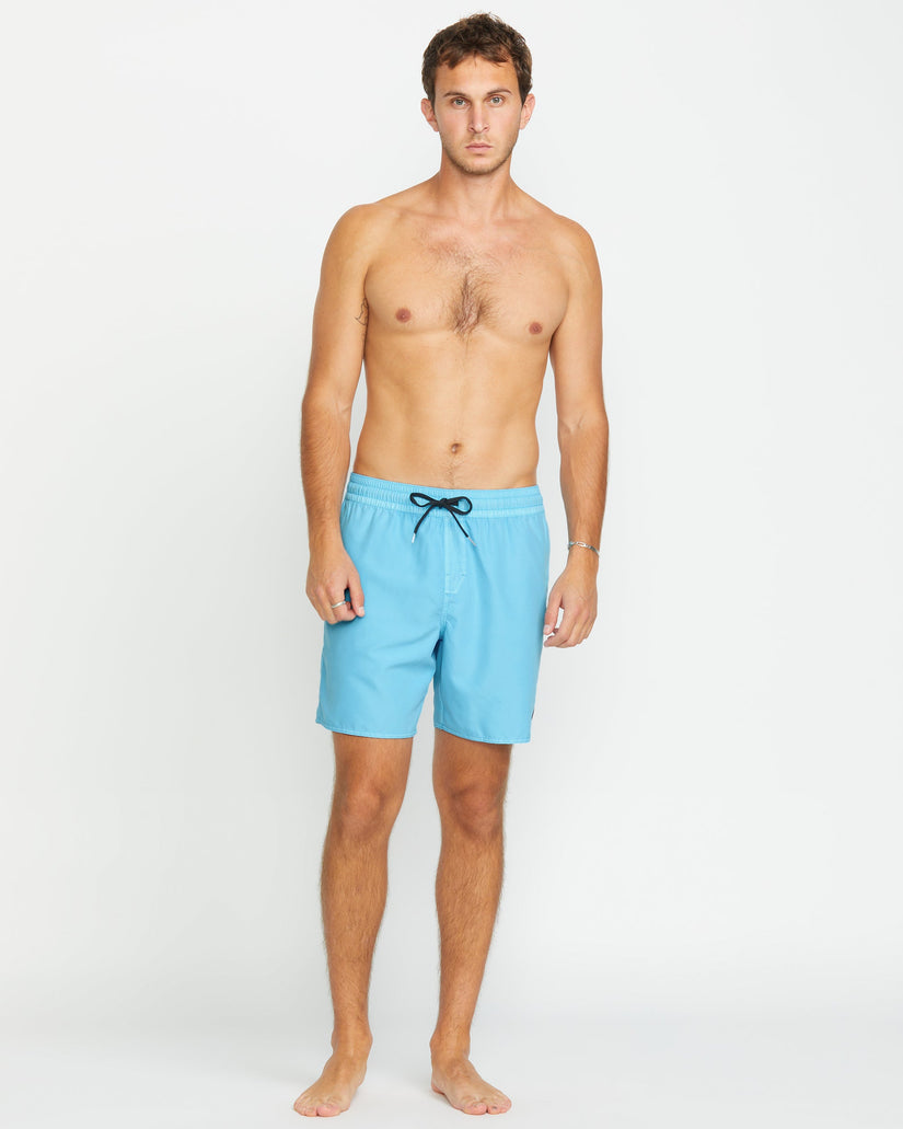 Center Trunk 17&quot; Boardshort - RESIN BLUE