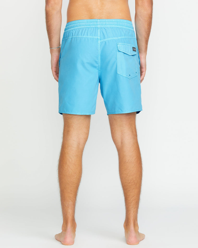 Center Trunk 17&quot; Boardshort - RESIN BLUE